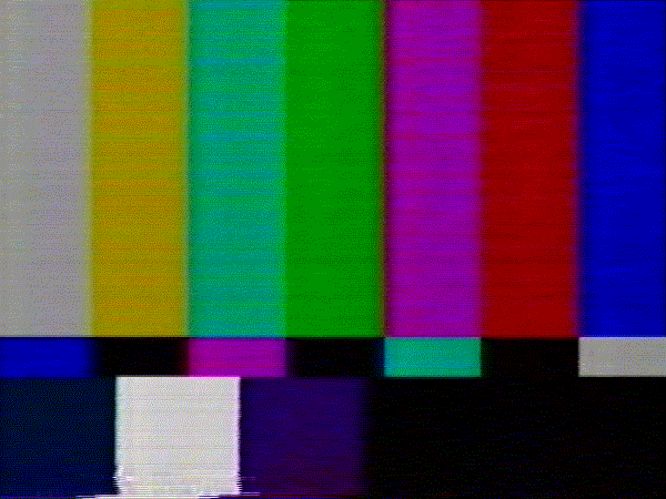 color bar test signal image